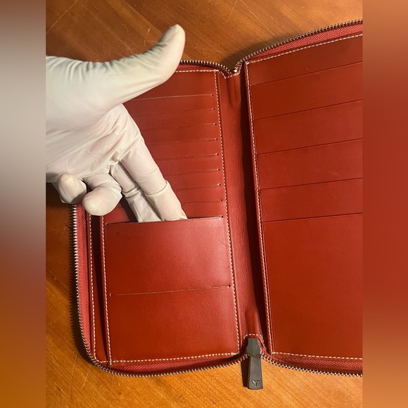 TechnoMarine Genuine Leather “Made in Italy” Zip Around Regular Size Folio 🇮🇹 - Picture 8 of 14